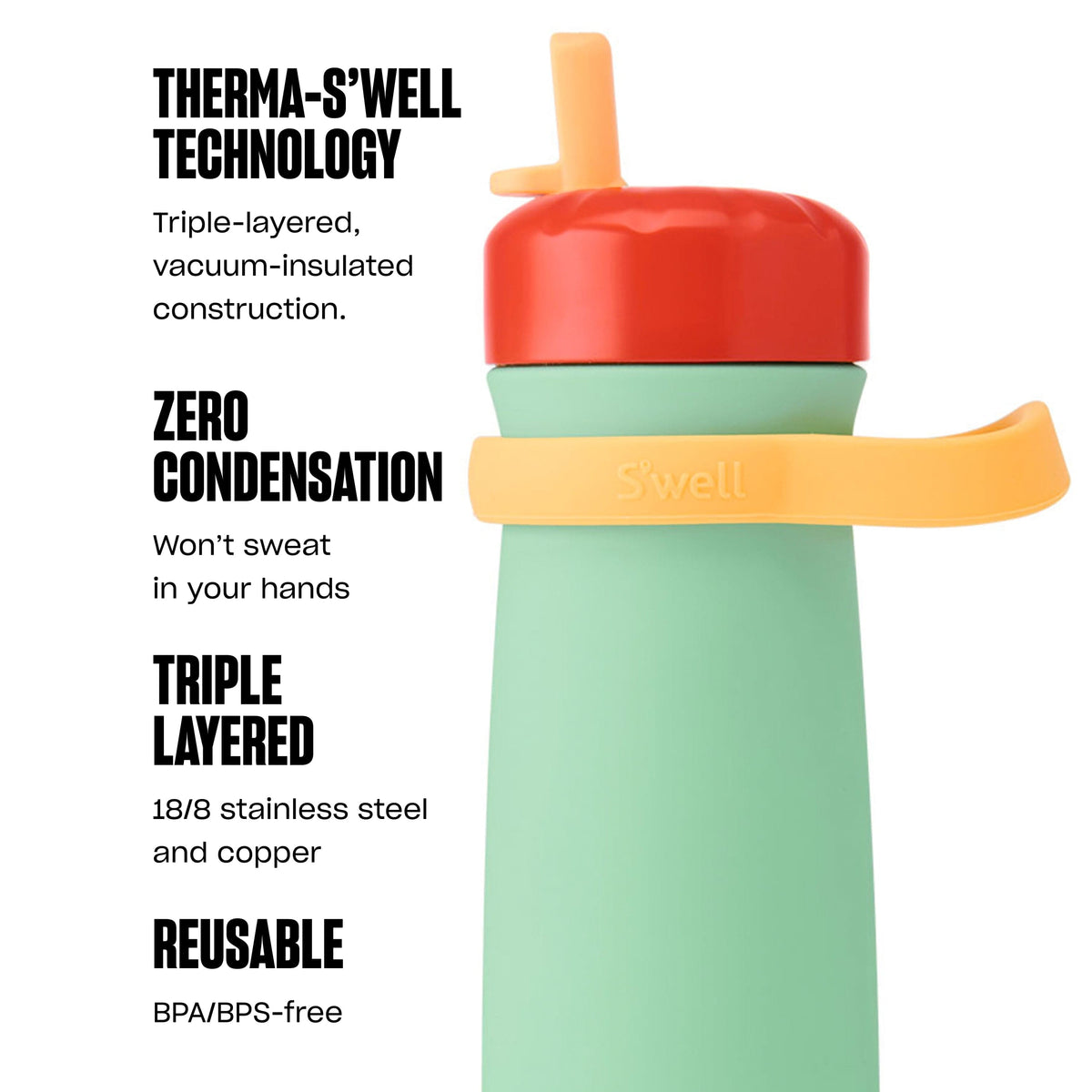 16oz Traveler Flip Straw
