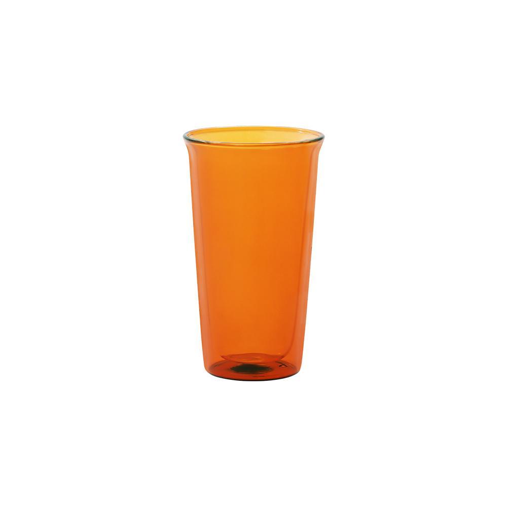 CAST AMBER double wall glass 340ml