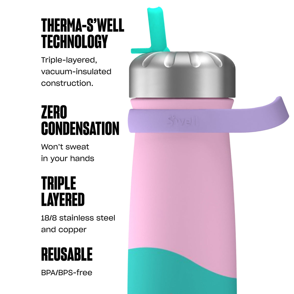16oz Traveler Flip Straw